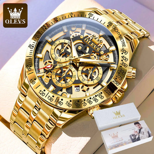 Reloj de pulsera de cuarzo para hombre en acero inoxidable